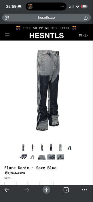 Blugi evazati Hesntls