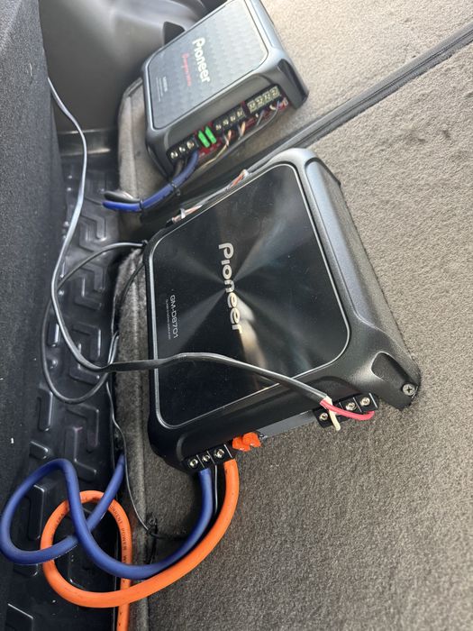 Автозвук SQ уровня Pioneer 80PRS, 2 усилителя, саб, JBL — комплект