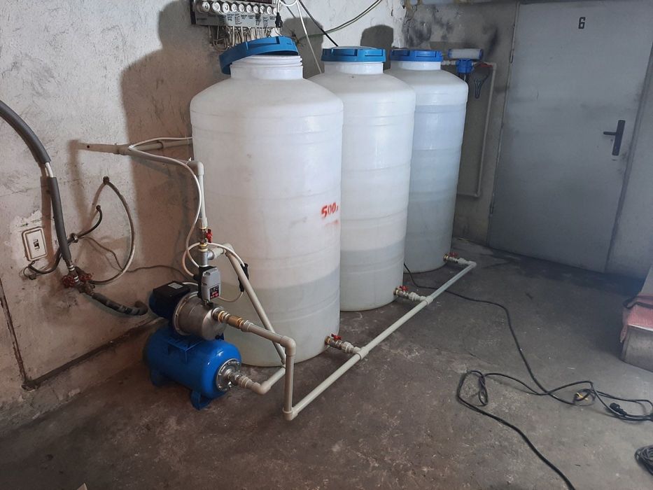 Изграждане на хидрофорни и поливни системи; хидрофор