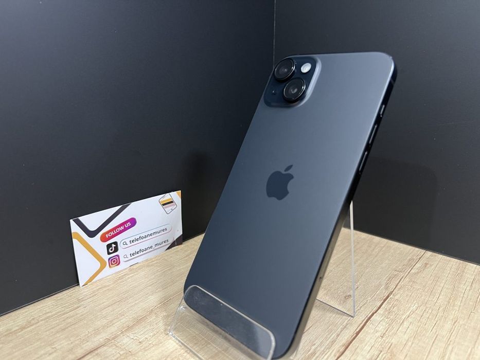 Iphone 15 Plus 128Gb Black Second-Hand 3 ani garanție, Telefoane M