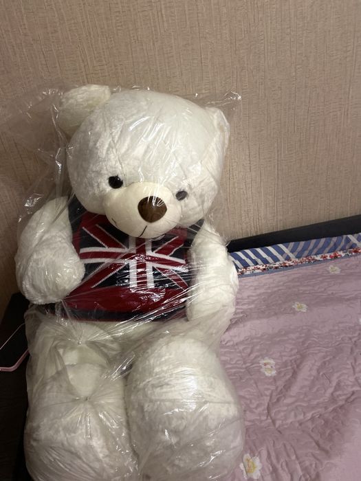 Мишка,подарочная ,плющевая