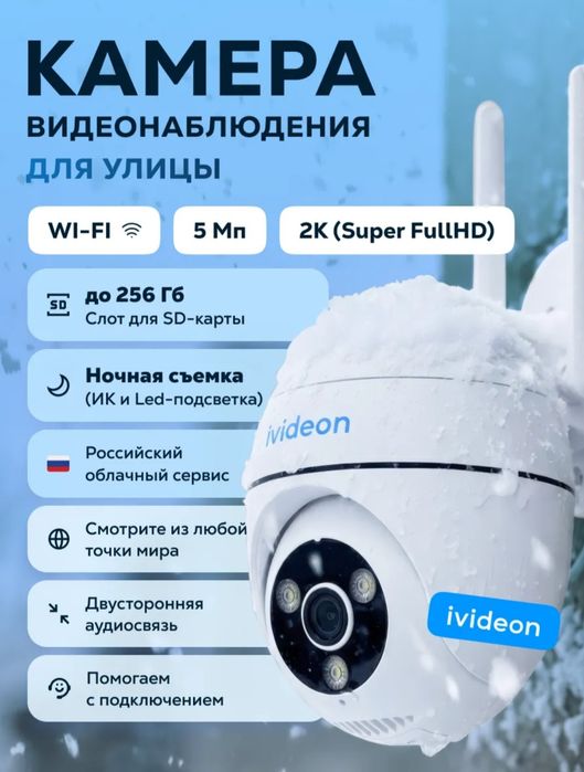 Камера видеонаблюдение wi-fi