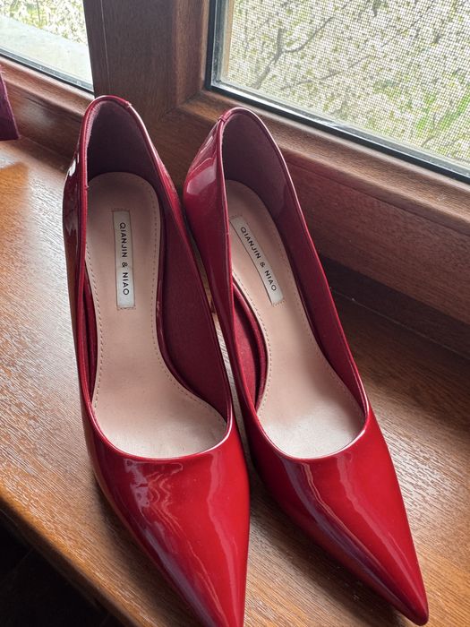 Лодочки/ туфли красные