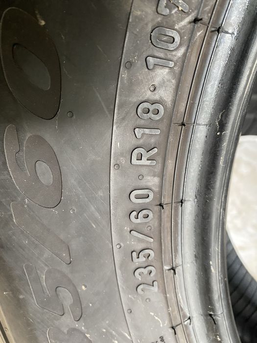 Шины 235/60/18 пара бу пирелли