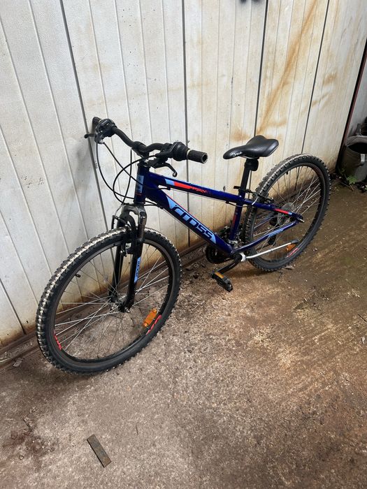 Bicicleta cross albastra