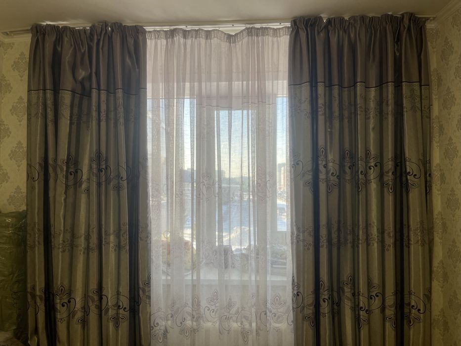 Продам штор с тюлем
