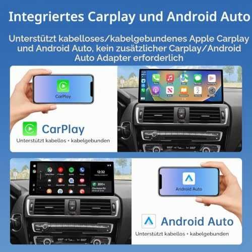Android мултимедия CarPlay 12.3 инча за BMW 1 серия F20, F21, F22 и F23