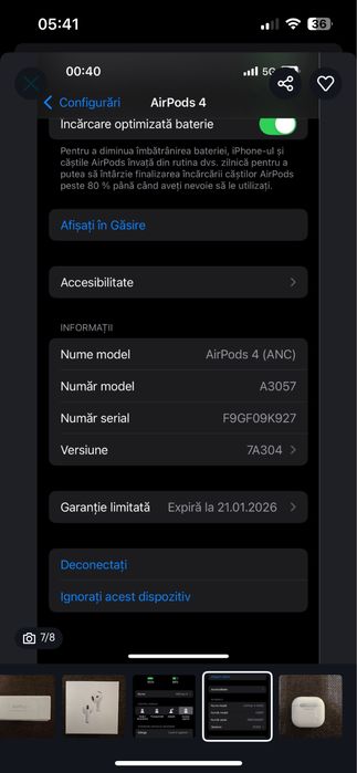 Airpods 4 cu Noise Cancellation