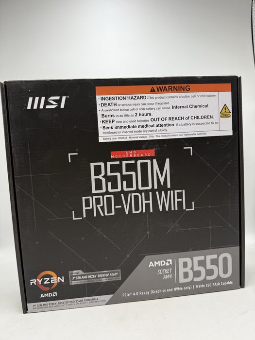 Placa de baza MSI B550M PRO-VDH Wifi Sigilata