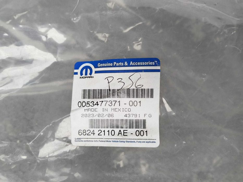 Cheder / Garnitură Geam Ușă Față Dreapta Jeep Compass 2017-2026 Cod OEM 68242110AE (1C4)