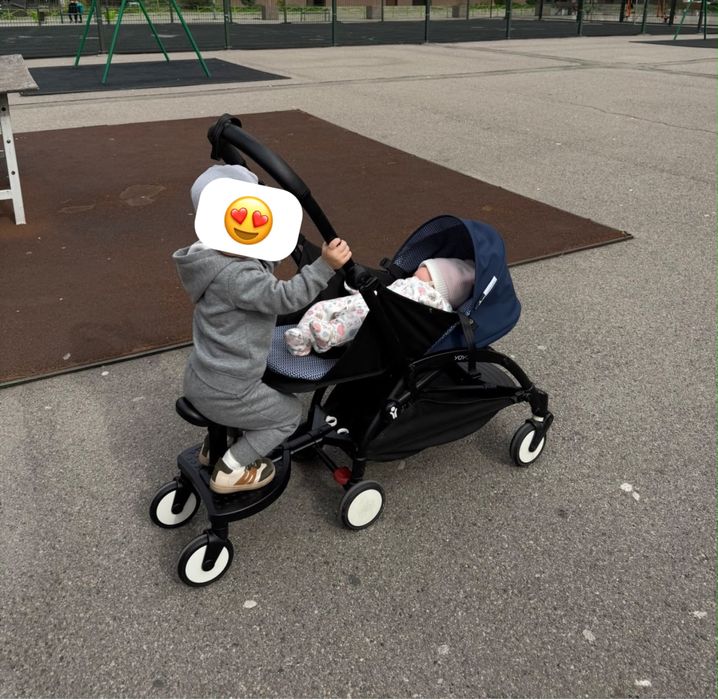 Yoyo Подножка для второго ребенка для коляски BABYZEN черный