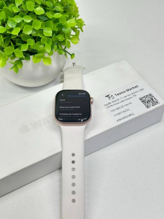 Apple Watch 11 series 42mm.  Akb 100%.