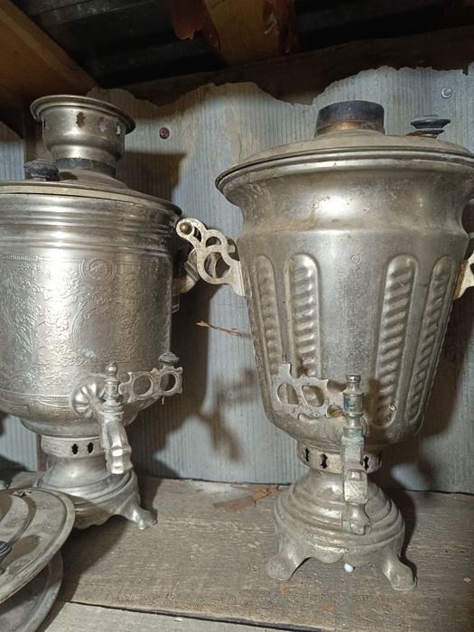 Самовар на дровах.