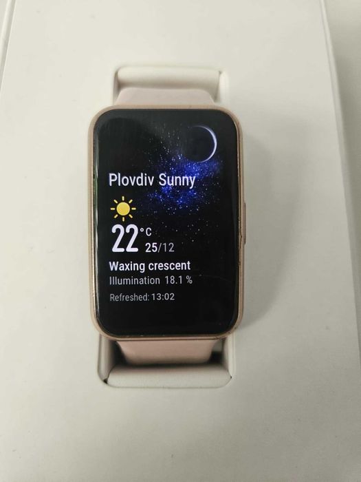 Huawei Watch Fit смарт часовник Smartwatch розов пълен комплект