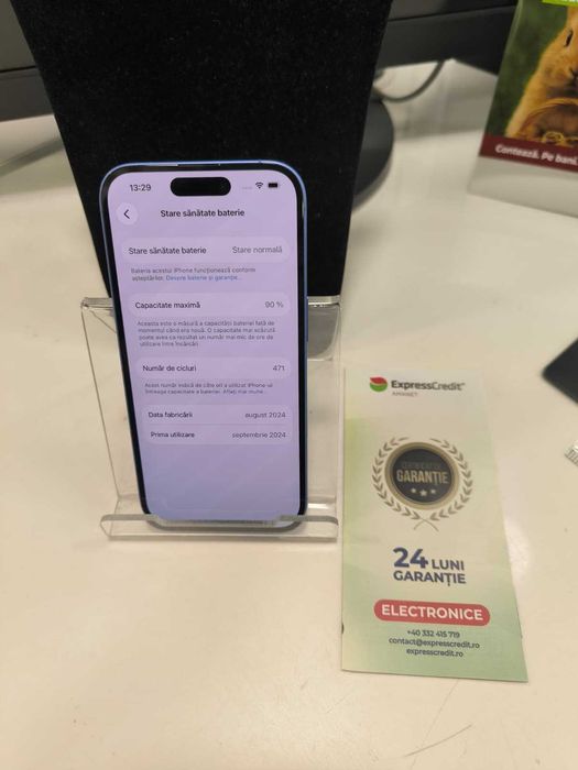 Iphone 16 128Gb (AG24 Harlau B.45829) - Garantie 2 ani