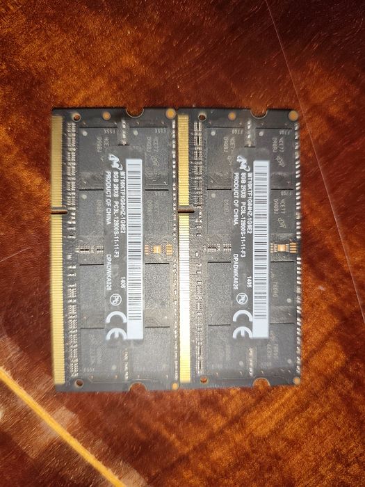 Memorie sodimm ddr3L 8gb Micron