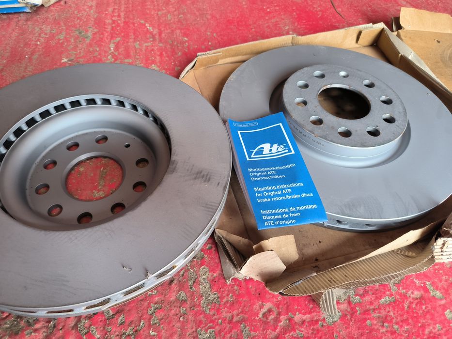 Discuri frana  Vw Sharan Alhambra 7N1 7N2 originale ATE  cu plăcuțe