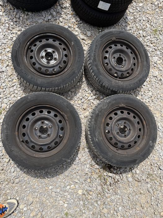 4бр. жел. джанти с тасове 15” 5 х 114.3 със зимни гуми  за Hyundai i30