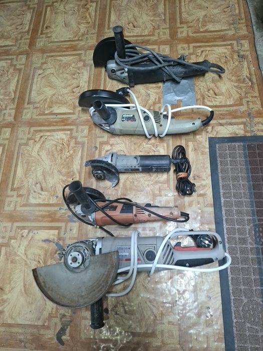 Болгарка, Дрель.