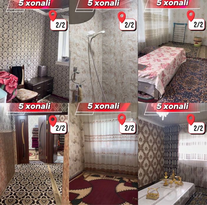 Срочно 5 хонали квартира сотилади