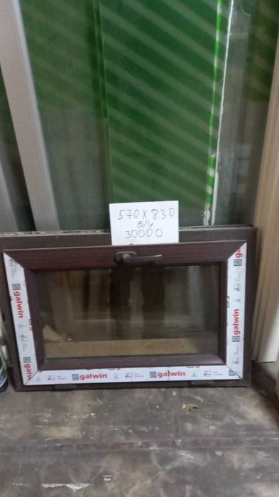 Продам новые и БУ окна, двери.