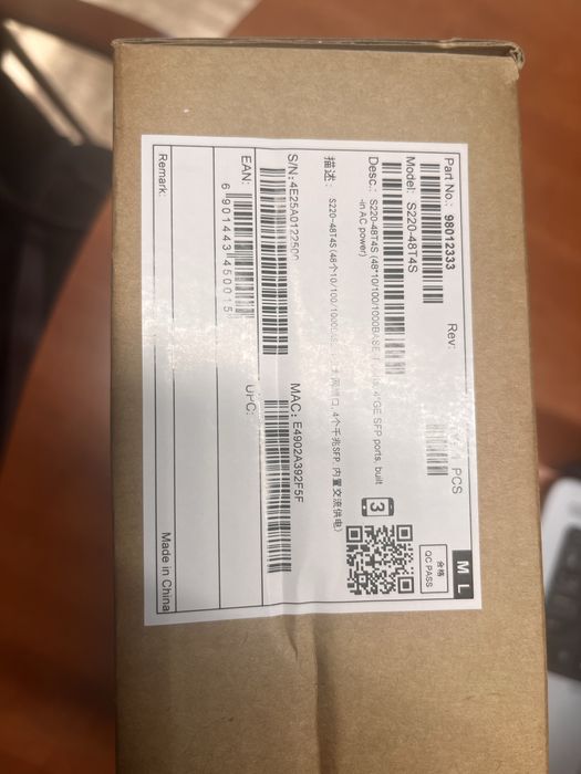 Коммутатор Huawei S220-48T4S