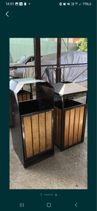 Скамейка урно бейсетка