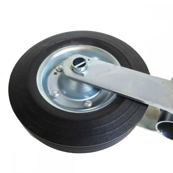 Помощно Опорно Маневрено колело за ремаркета и каравани с гума Ø 200мм