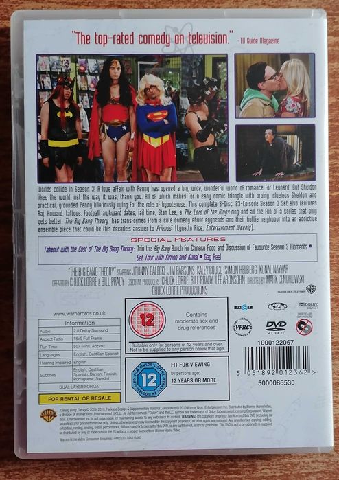 The Big Bang Theory Season 3 (DVD)