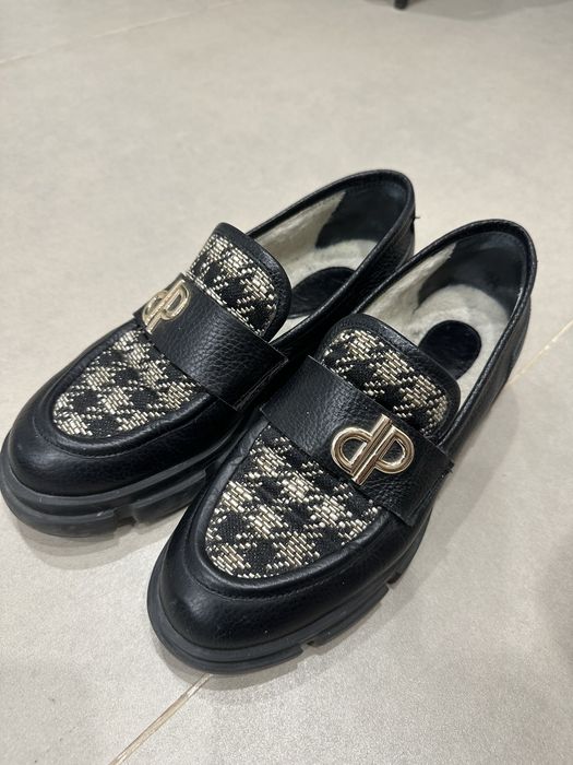 Лоферы зимние с мехом