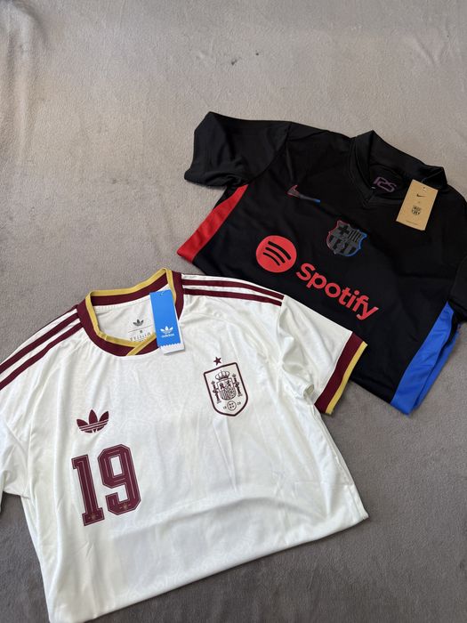 Set Bundle Tricou Lamine Yamal Spain M + Fc Barcelona M new nou