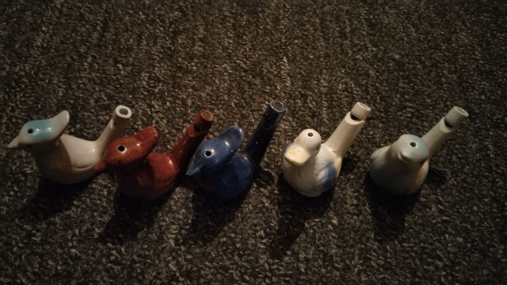 Свистульки фарфоровые