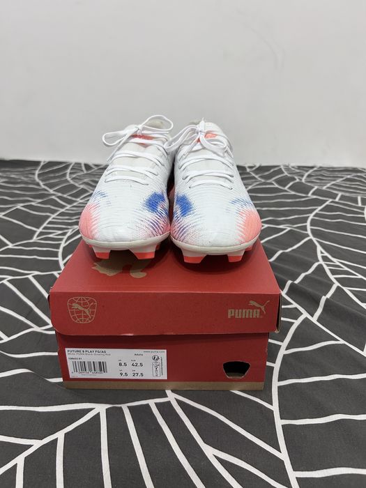 Бутонки White-PUMA Black-Glowing Red