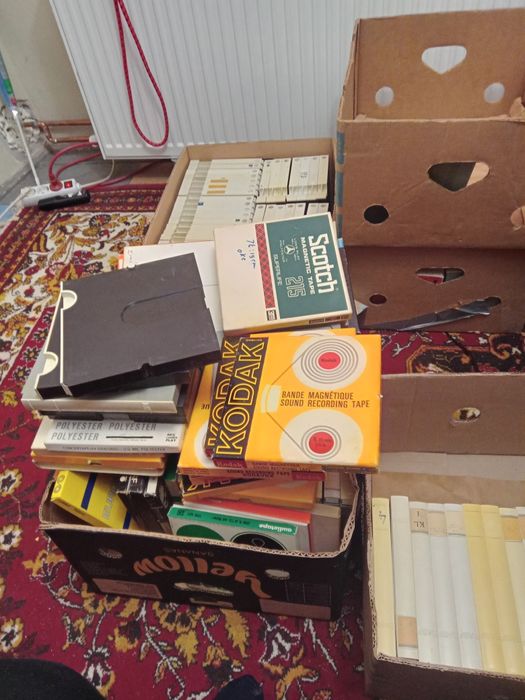 Benzi magnetofon 18cm BASF .AGFA, SCOTCH,