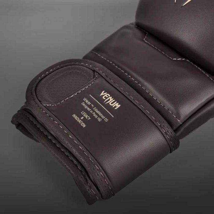 Manusi sparing MMA Venum Impact Evo, marime S, NOI, chocolate