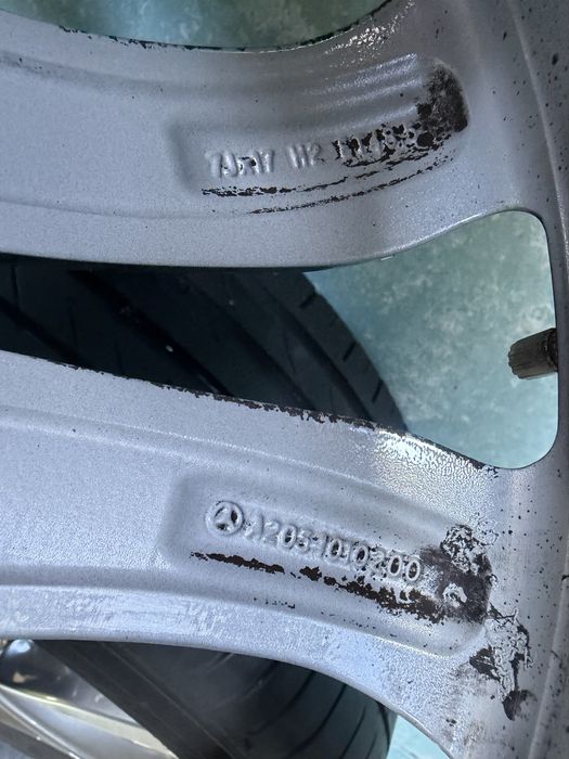 Jante aliaj R17 originale Mercedes C-Class W205 CLA 225/50/17 vara