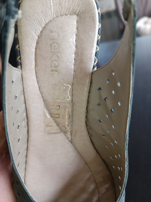 Дамски сандали Rieker 41 номер от естествена кожа