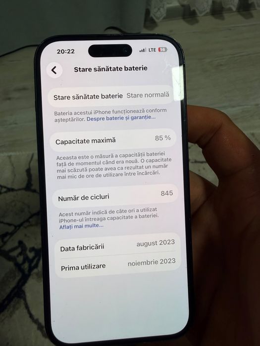 Vând iPhone 15, 256 GB