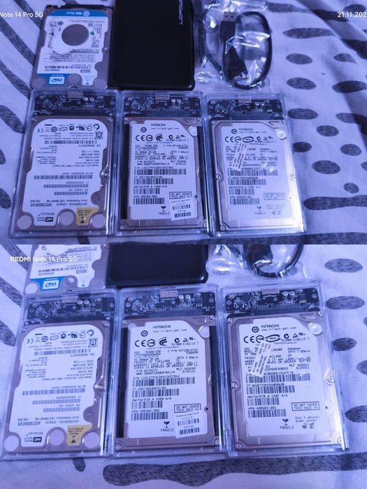 Hard diskuri externe 4 buc 160 lei