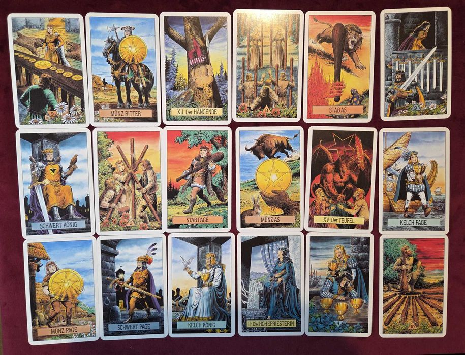 Таро комплект Arcus Arcanum + отделна книга Der Lombardische Tarot