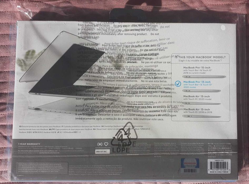 Husa MacBook Pro 13 2020 Smartshell Clear