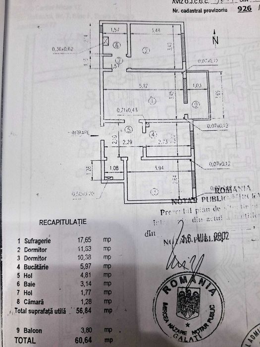 Vanzare Apartament 3 camere
