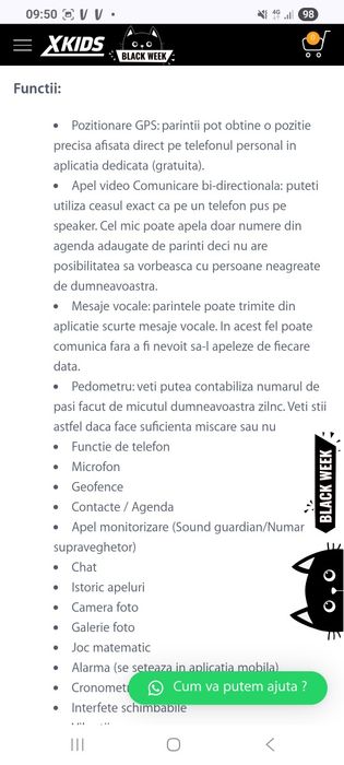 Ceas smartwatch GPS  nou