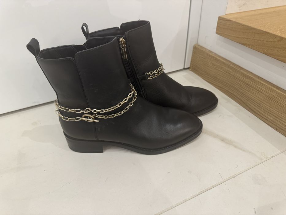 Кожени боти Тамарис размер 37