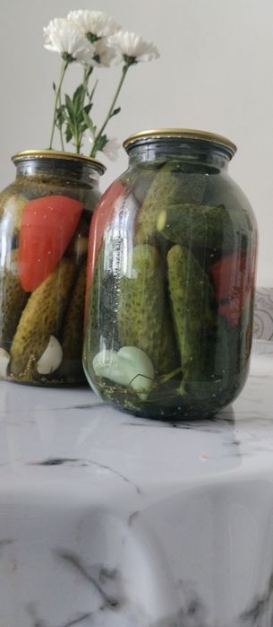 Продам домашние маринованные огурцы/помидоры.