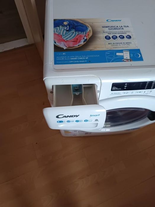 Пералня със сушилня  и готварска печка