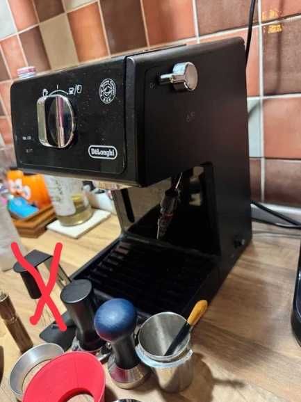 Espressor manual DeLonghi ECP3121BK + Garantie + Accesorii extra