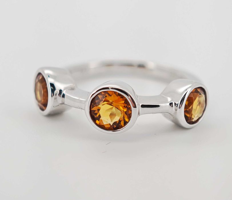 Inel aur 14k cu citrine Sonia Bitton