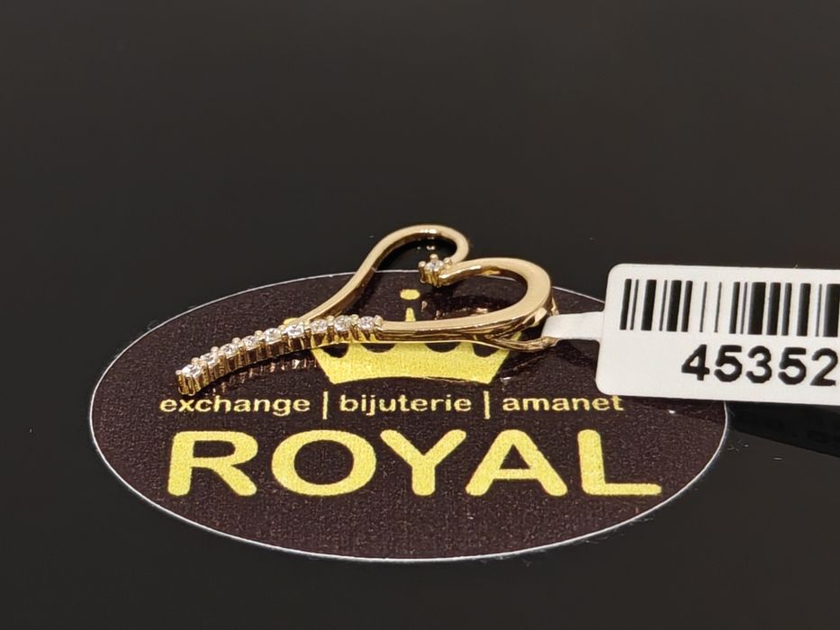 Bijuteria Royal: Pandantiv aur nou 14k/1.13 gr