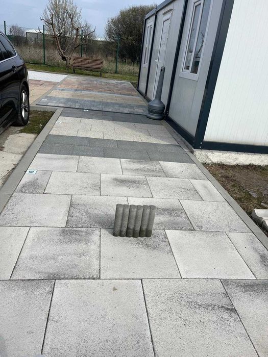 Duofix палисада Semmelrock 9,4 x 6 x 25, цвят: сив